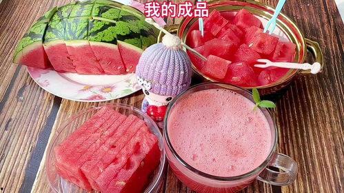吃瓜和冰淇淋,吃瓜解暑，冰淇淋添凉——畅享清凉夏日
